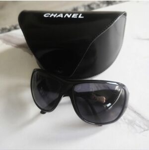 Chanel Sunglasses With Original Case Authentic And In Excellent Condition.